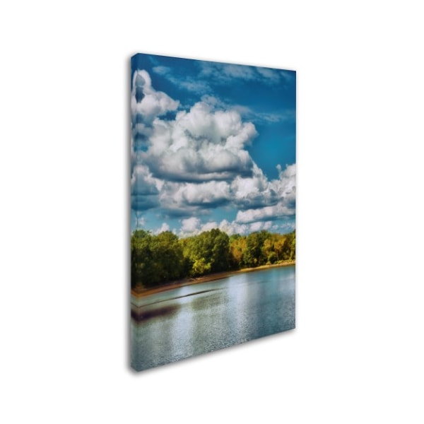 Jai Johnson 'Clouds Over The River Cove' Canvas Art,12x19